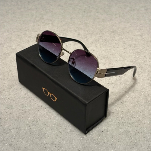 عینک Tom Fordنقره ای مشکی