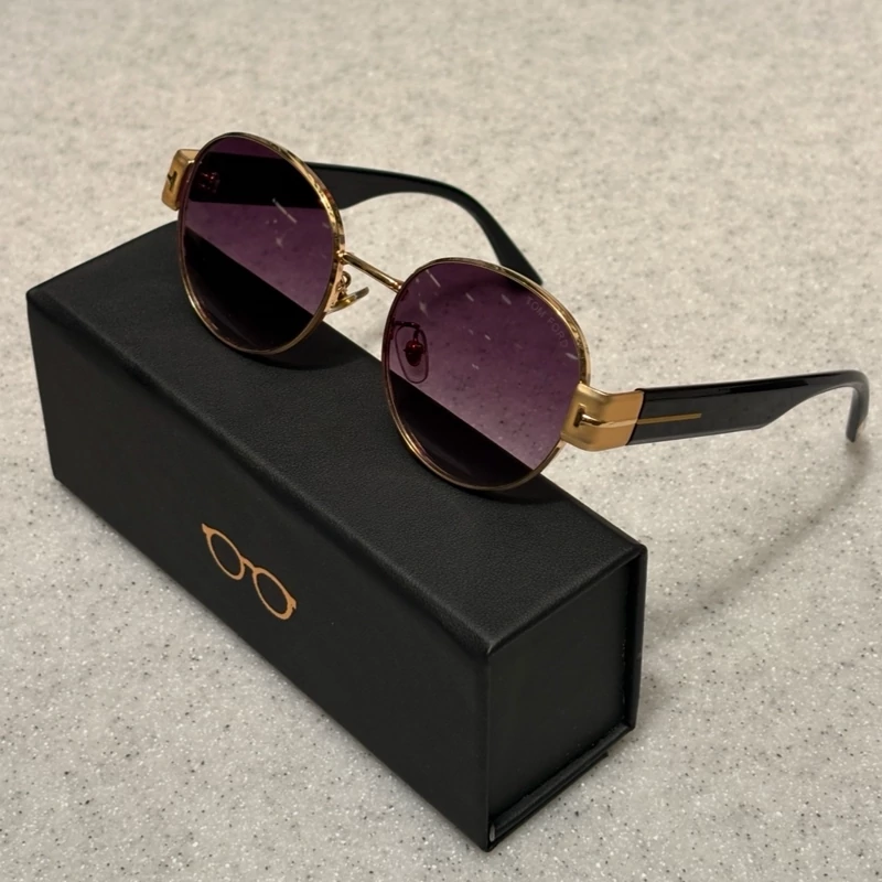 عینک Tom Ford فریم طلایی